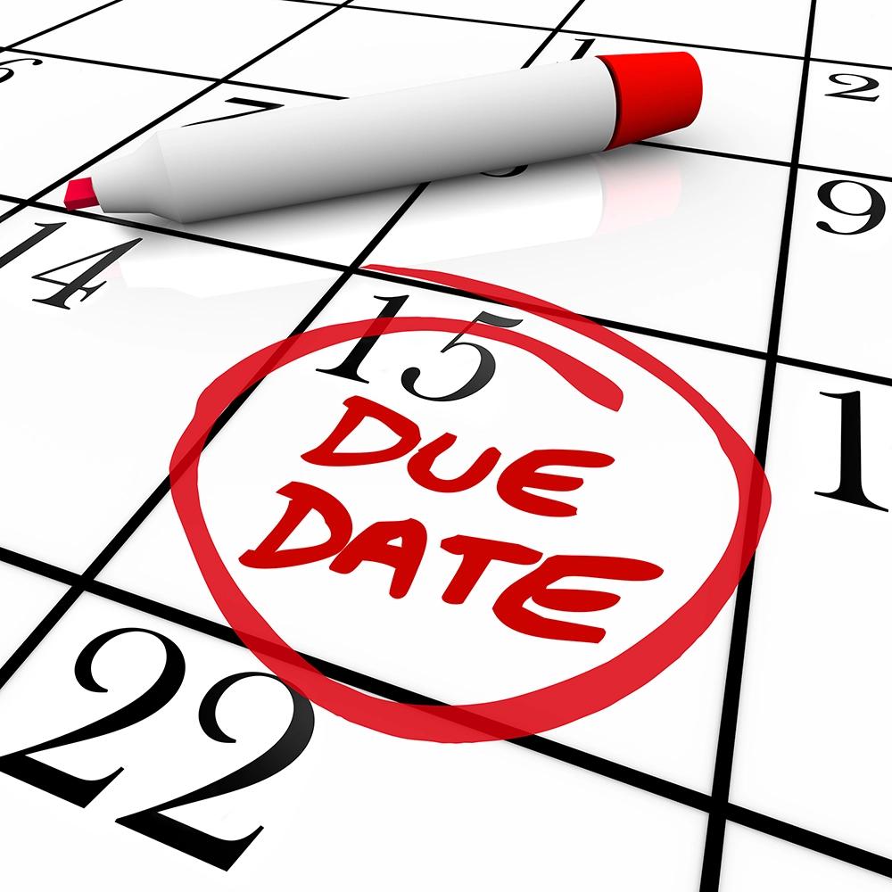 April 15th is the Federal Tax Due Date