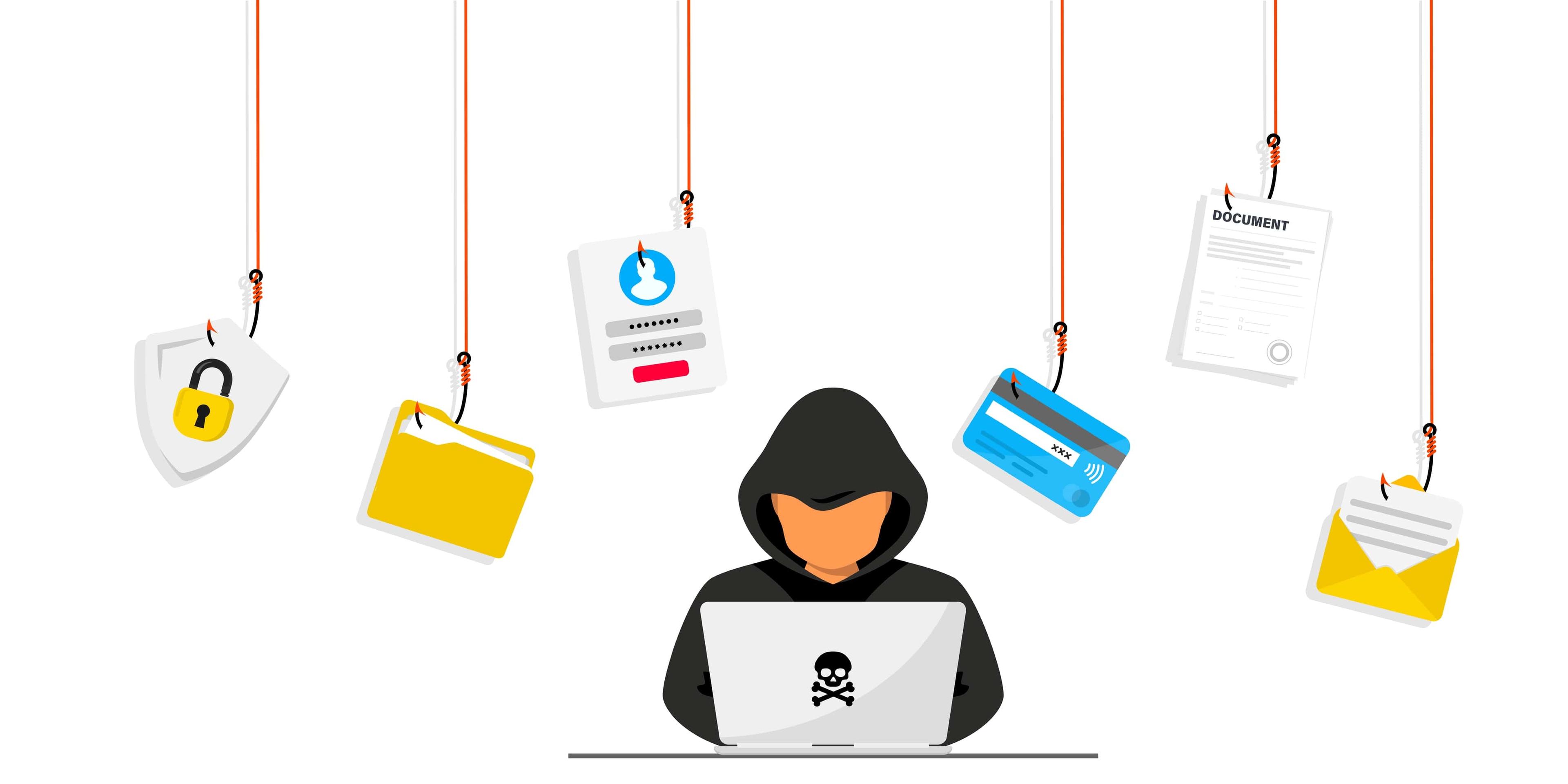 Image of man in hoodie working secretly behind a computer